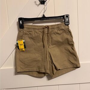 Tillys Kids RSQ Small Pull On Shorts Wheat Color NWT $24.99 Retail